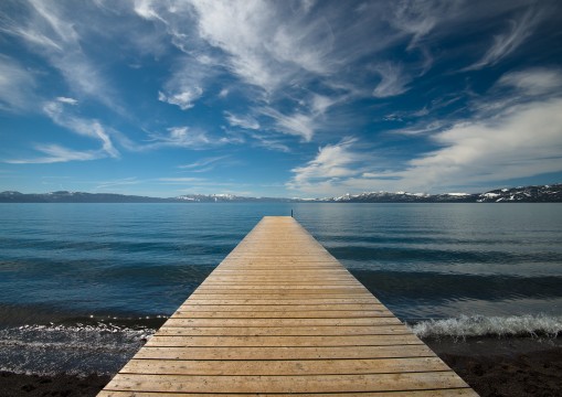 Boat wake, Skylandia Pier